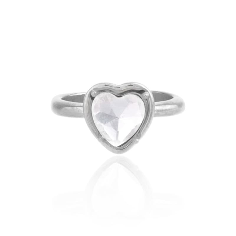 Shertz Heart Point Bold Cubic Ring