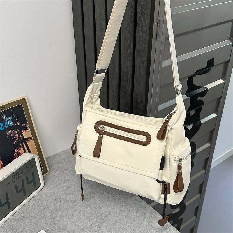 Herren Umhängetasche mit großem Fassungsvermögen Student Messenger Bag