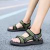 Sandals men's summer new trend outdoor breathable personality casual soft sole Velcro beach men's slippers