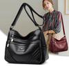 Women's PU Shoulder Bag Fashionable Hobo Tote with Multiple Pockets Casual Daily Crossbody Bag