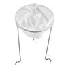 Jelly Strainer Bag Removable Jelly Strainer Stand with Bag Stainless Steel Frame Nylon Mesh Filter Reusable Design with 3 Hook