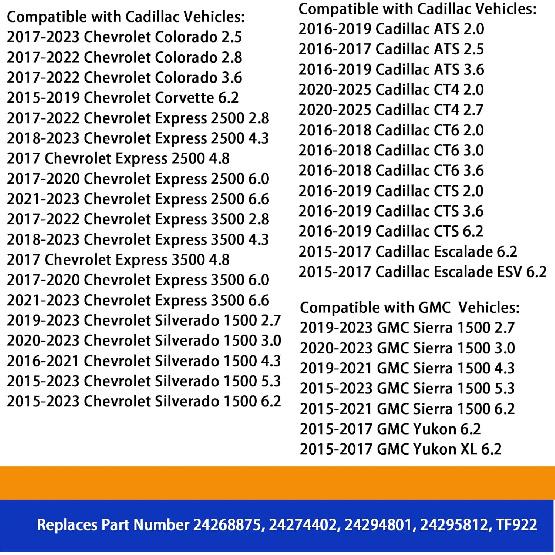 8L45 / 8L90 Transmission Filter with Pan Gasket Kit Replacement TF922 Compatible with Silverado 1500 Camaro Yukon XL Sierra Corvette Colorado Express