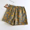 Pantaloncini estivi in jacquard a vestibilità larga da donna: Pantaloncini Leggeri da Loungewear Adatti per l'Uso all'Aperto