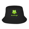 Duolingo Owl Duo Bucket Hat Panama For Unisex Women Bob Hats Autumn FisherUnisex Hats Summer Beach Fishing Unisex Caps