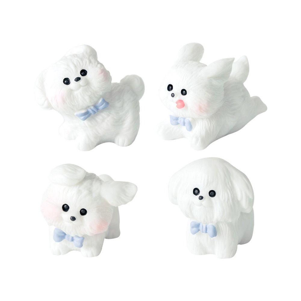 Cute Miniature Dog Figurines DIY Crafts Micro Landscaping New Cartoon Puppy Statue