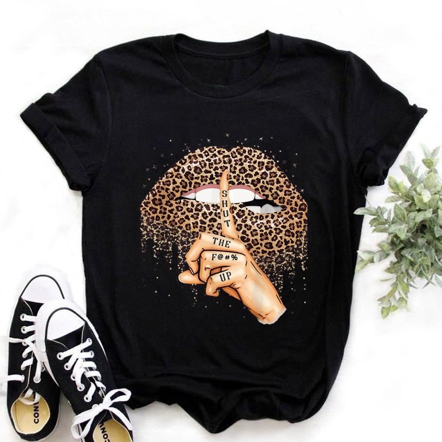 Women Summer T Shirt  Multicolored Print Retro Fashion Short Sleeve Tees Casual   Printed  Tops