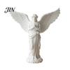 Matte Angel Decor 3D Printed Praying Figurine, Retro Guardian Angle Statue, Decorative Statue Artistic Winged Women Decoration for Home Office,