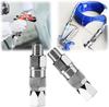 2Piece Steel 360Swivel Connectors For Airless Paint Sprayers 1/4Inch Threaded Fittings Highly Pressure Hose Adapter