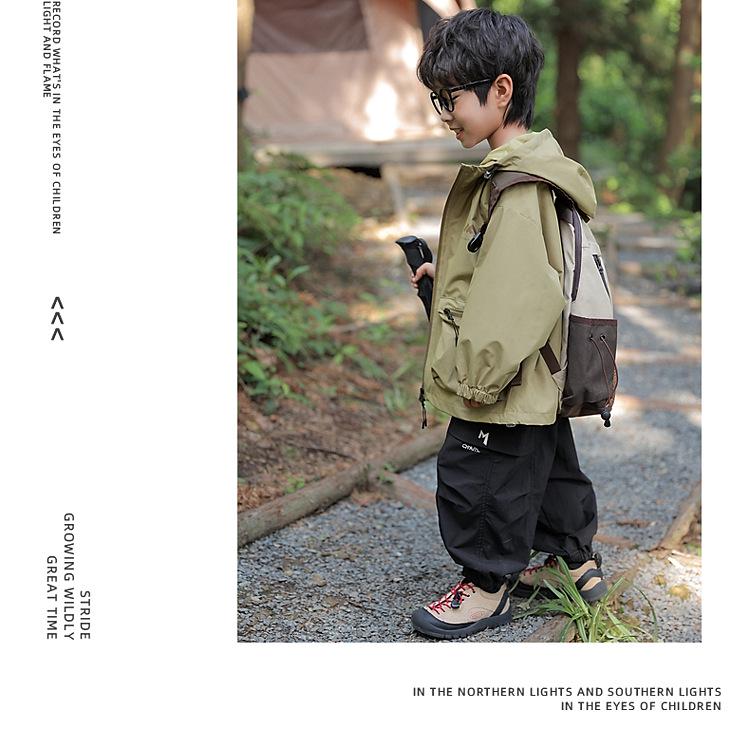 2025 Frühling/Herbst Kinder Wasserdichte Windjacke für Jungen - Outdoor Bergsteigerstil