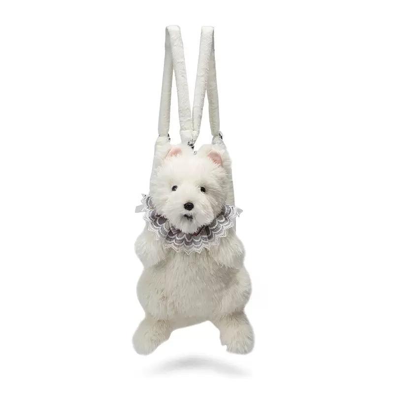 Cute Simulated Cat Designer Backpack Women Kawaii Soft Plush Trendy Backpack Purse for Woman School Bag Gift for Girls