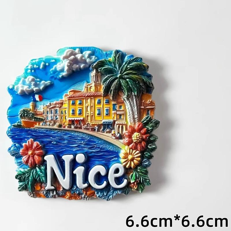 

France Fridge Stickers Paris Travel Souvenirs Menton Colmar Chambery Nice Fridge Stickers Birthday Gifts Home Decoration