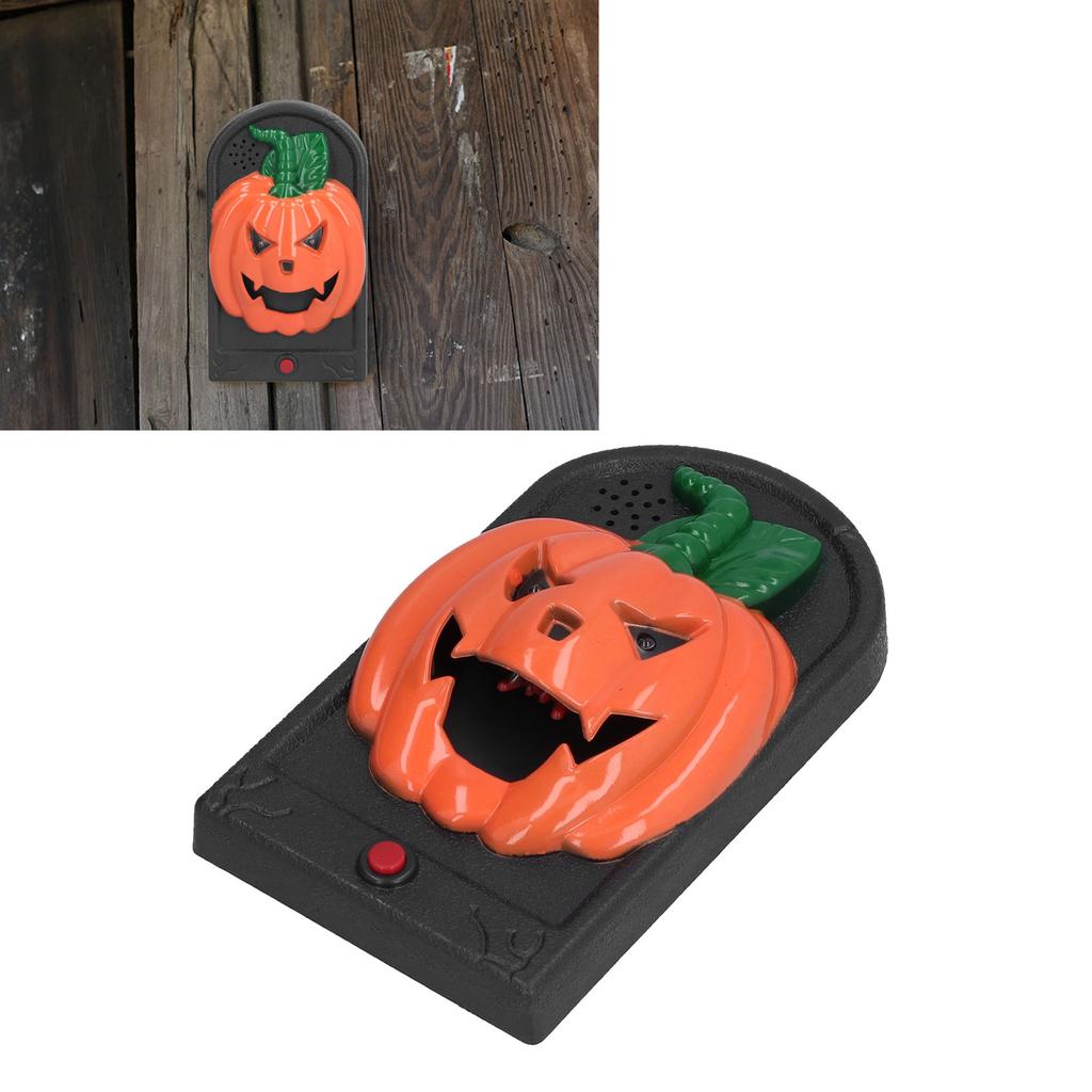 Halloween Kürbis Türklingel Horror Böse Laternen Modellierung Geisteraugen Türklingel Leuchtend Trickreich Gruselig Spielzeug Kürbis