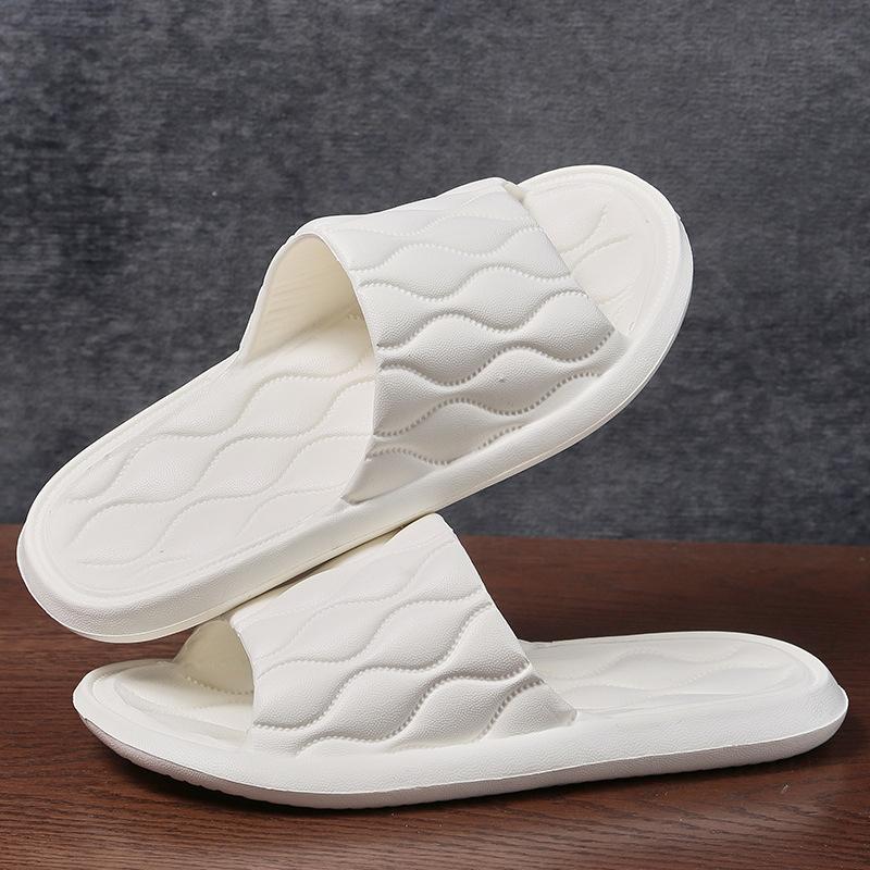 Dámské protiskluzové masážní domácí pantofle jednoduché koupelnové hotelové chladivé pantofle pro páry