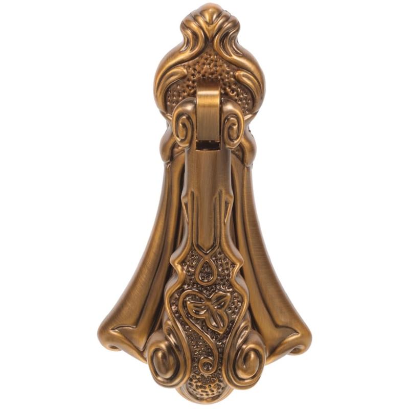Comfortable Grip Retros Zincs Alloys Door Knocker for Rusts Proof Charm Simple Installation Suitable for Various Door