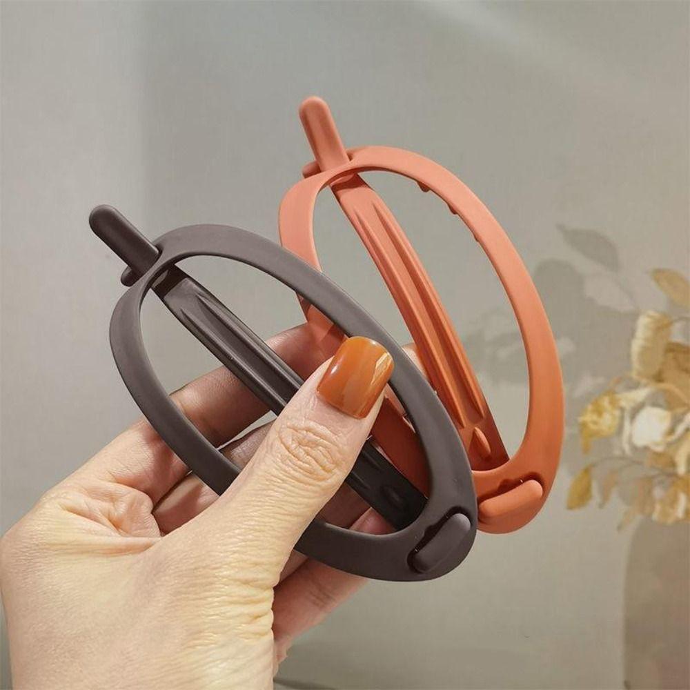 Top Clip Frosted Duckbill Clip Clamps Ponytail Holder Headwear Hair Claws  For Women Girls