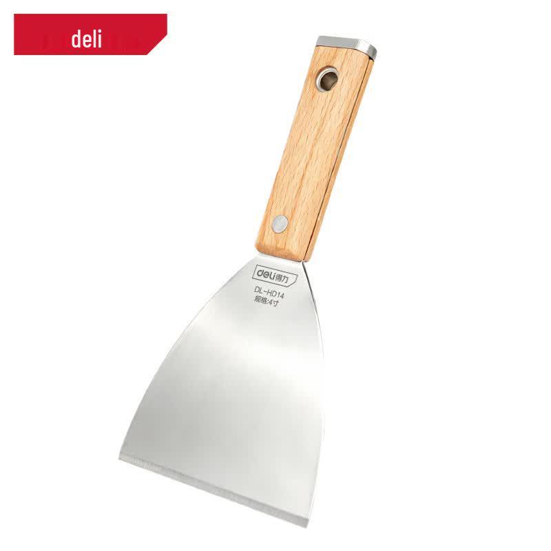 Deli 4-inch Wooden Handle Putty Knife