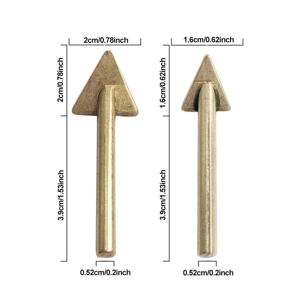 2Pcs/Set 80W Soldering Iron Tips Triangular Smoothing Head Welding Tips Welding Repair Tool