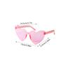 8 Pairs Heart Shaped Sunglasses Candy Color Glasses for Wedding Team Bride Gifts Bachelorette Party Bridal Shower Decor Supplies