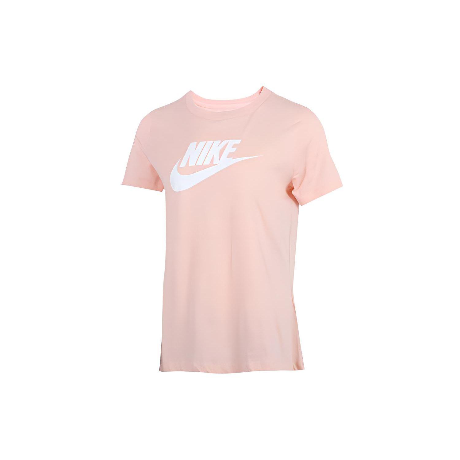 

Nike Спортивная одежда Essential футболка с коротким рукавом женские топы выцветшие-коралловые BV6170-666 L