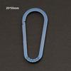 Multifunctional Titanium Alloy Key Rings Real EDC Tool  Male Creativity Gift