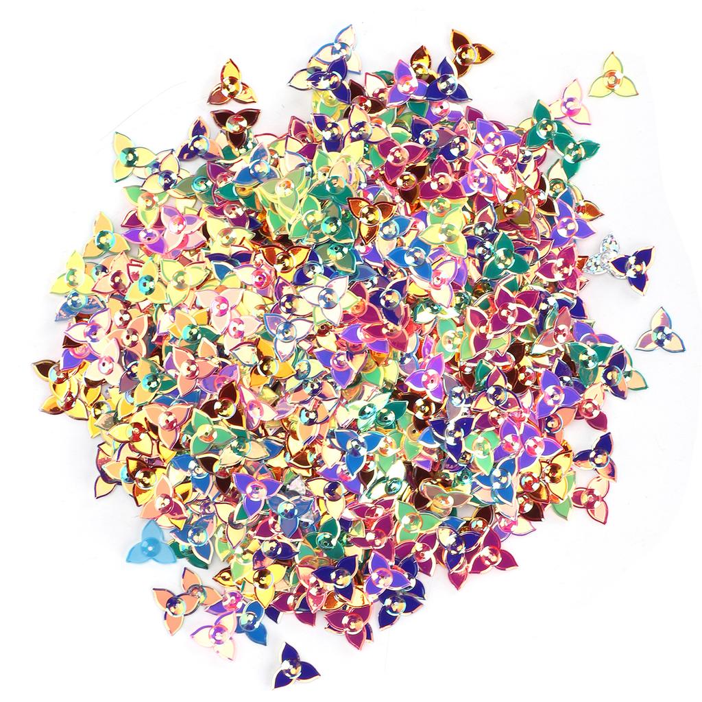 Konfetti Blütenform Glitzer Pailletten Farbe Party Hochzeit Streusel Teil Dekoration Zubehör