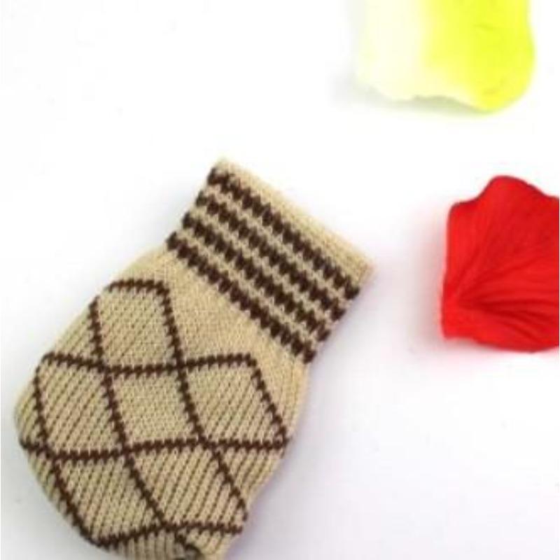 4 pezzi/set Calzini Silenziosi in Maglia per Gambe di Mobili Calze Elastiche per Piedi Protezioni per Pavimenti con Pastiglie Antiscivolo Copri Piedi Spessi per Sedie