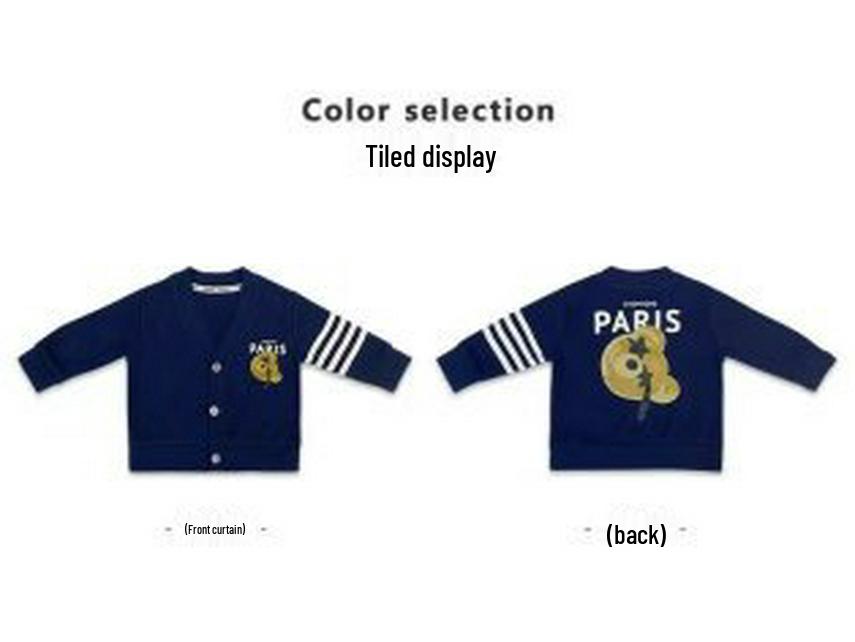 2024 Baby Boy Spring & Autumn Cardigan: New Full Moon Outerwear for Infants