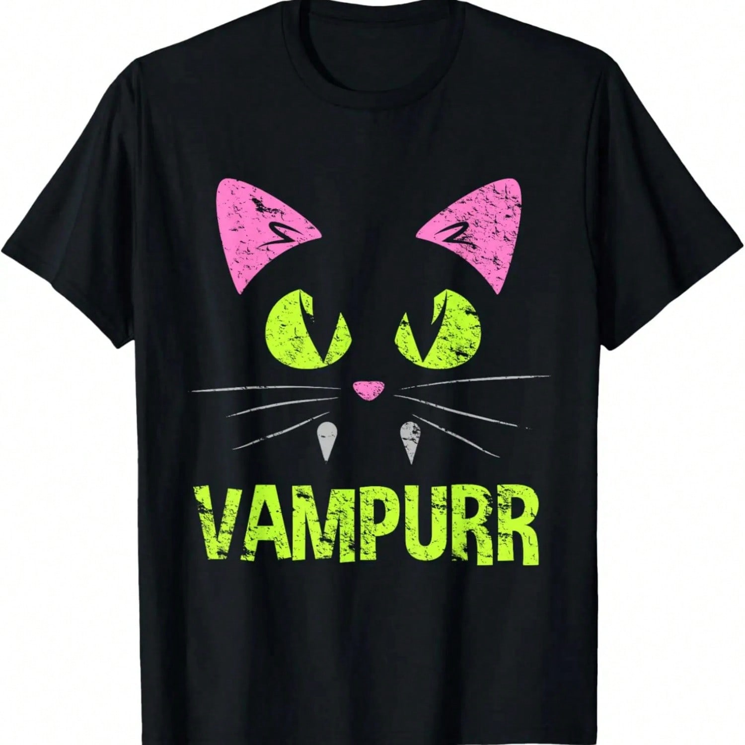 Vampire Cat Vampire Halloween Costume T-Shirt,Comfortable Pure Cotton S разноцветный