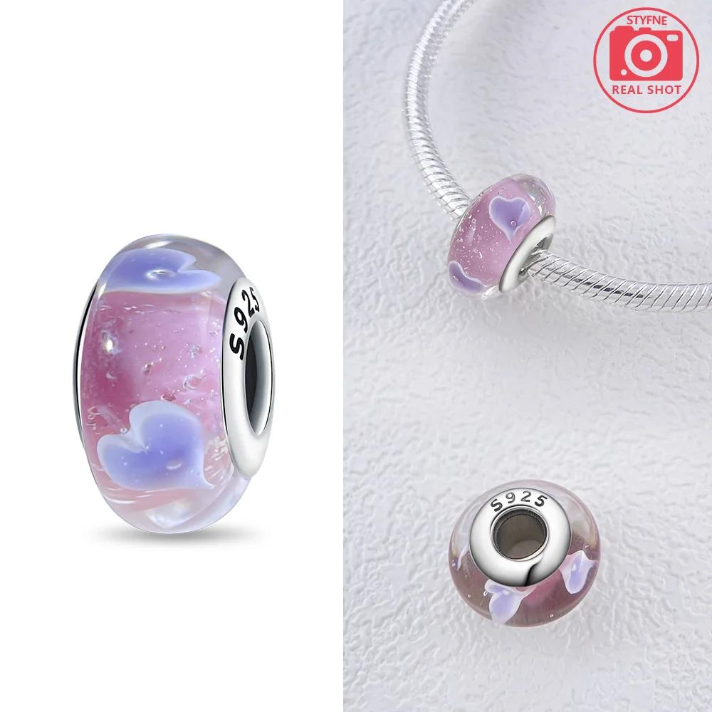 Authentic copper Bracelets Women Diy Gift Murano Jewellery Accessories Charm Bead Charms Bead Charms Flower Blue Star Shape Green Turtle Glass Bead Ch