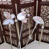 Retro Butterfly Fan Tassel Hairpin for Women: New Style Hanfu Accessory