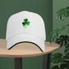 Glitter Shamrock Print Baseball Cap Polyester Breathable Adjustable Sun Protection Casual Outdoor Hat Unisex