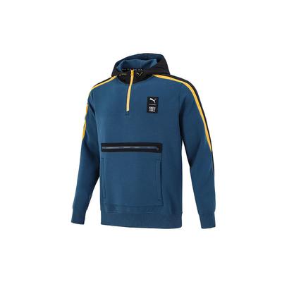 X Firstmile Co-Branded Patch Pocket Hoodie Men Hoodies Blue 532339-65