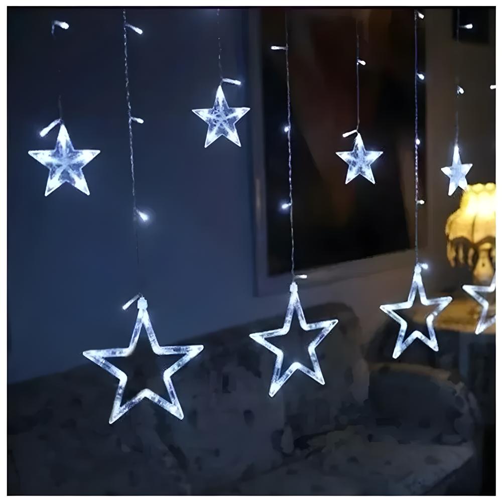 LED light curtain Christmas tree lights cold white windows garland light 4.1