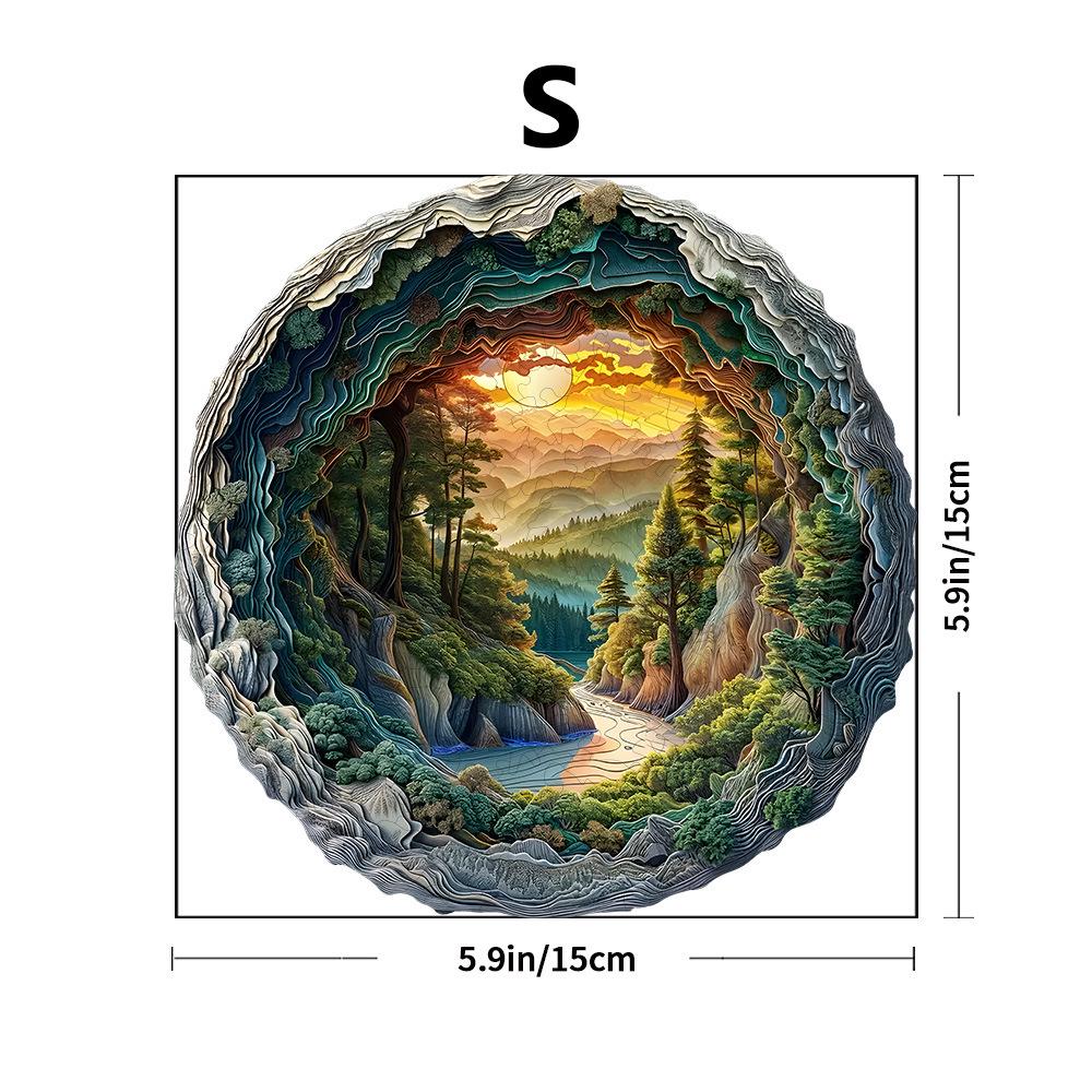 

Красочный деревянный пазл «Павлин» - Уникальный DIY подарок с животным для детей