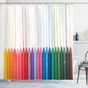 Splashing Graffiti Shower Curtain Fluid Rainbow Color Paint Style Polyester Waterproof Fabric Bath Curtains For Art Home Decor