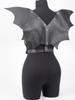 Halloween Bat Wings Harness, Punk Gothic Leather Adjustable Shoulder Strap, Cosplay Costume Accessories, Clubwear Outfit, Festiv