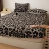 Double Bedspreads Warm Milk Velvet Fitted Sheet Long Velvet Mattress topper All-Around Elastic Band Bed Cover Bed Linen