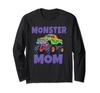 Monster Truck Are My Jam Monster Truck Mom Mother's Day Long Sleeve T-Shirt