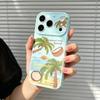 Summer coconut tree is suitable for iPhone17PM mobile phone case, anti-drop Apple 16/15Pro new 17 protective case idea