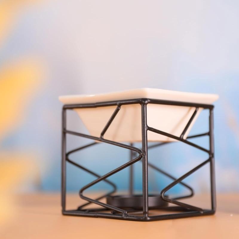 Decorative Ceramics Essential Oil Burners Aromatherapies Scent Diffuser Tealight Candle Holder Rack for Meditations Room