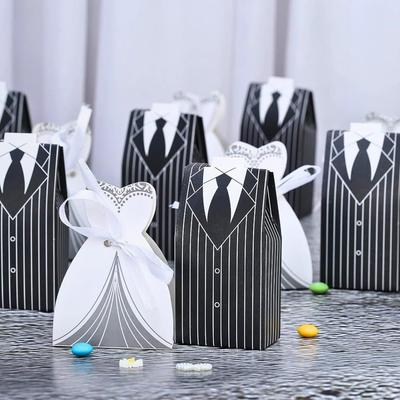Pcs (25 Pcs Bride & 25 Pcs Groom) Gift Box | Luxury Wedding Favors & Return Gifts| Elegant Boxes for Engagement