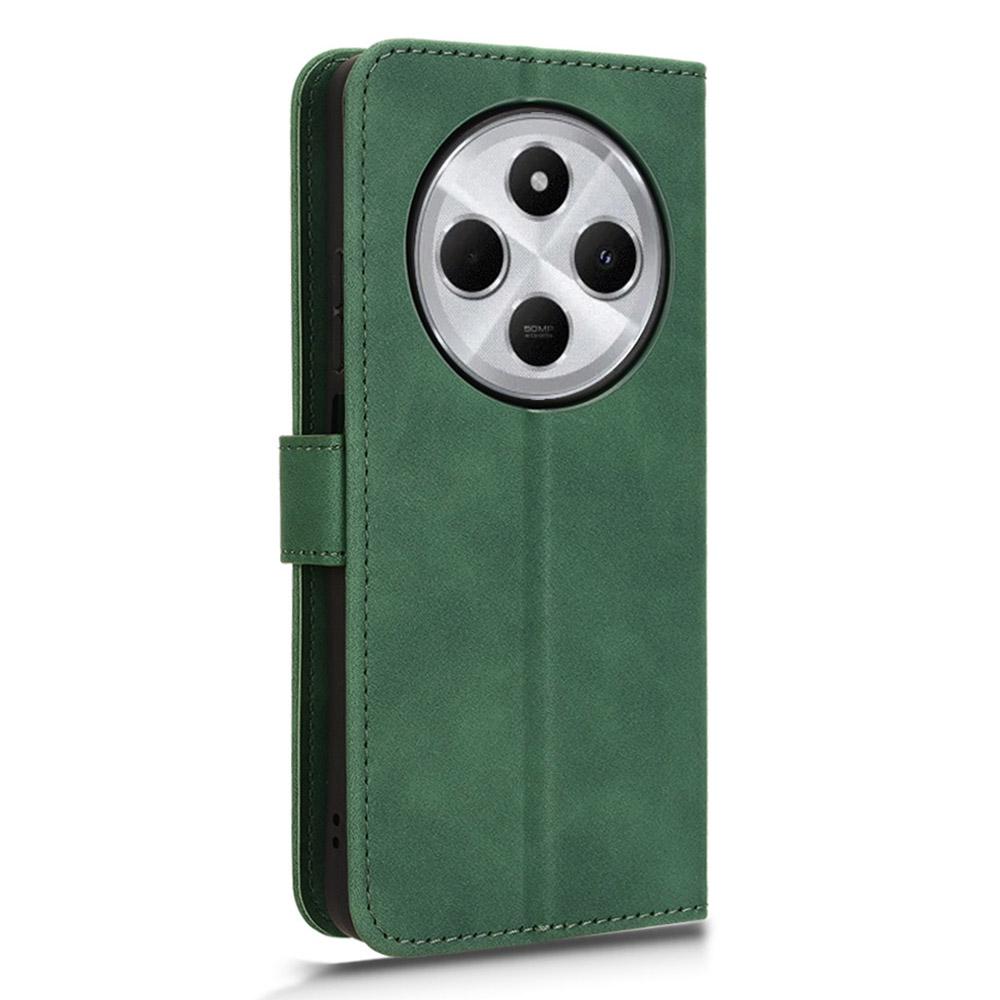 For Xiaomi Poco C75 4G/Redmi 14R 5G/14C 4G Leather Case Skin-Feel Anti-Drop Wallet Flip Phone Cover