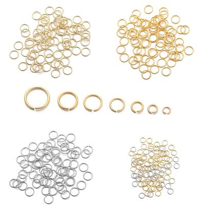 50-200pcs/lot 3-10mm Jump Rings Split Rings Connectors For Diy Jewelry Finding Making Accessories Supplies