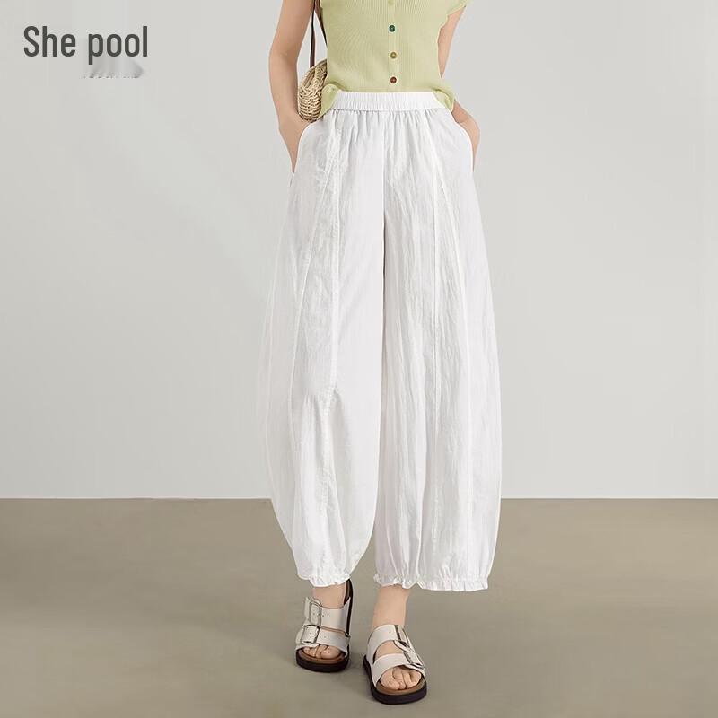 

Women s High-Waist Loose Fit Cropped Bud Pants XL