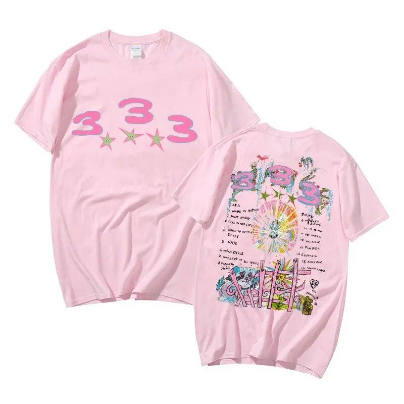 Bladee 333 Hip Hop Oversized Trend Skate Drain Gang Tshirt Harajuku Unisex T-shirt Unisex Women Fashion Casual Short Sleeve Tees