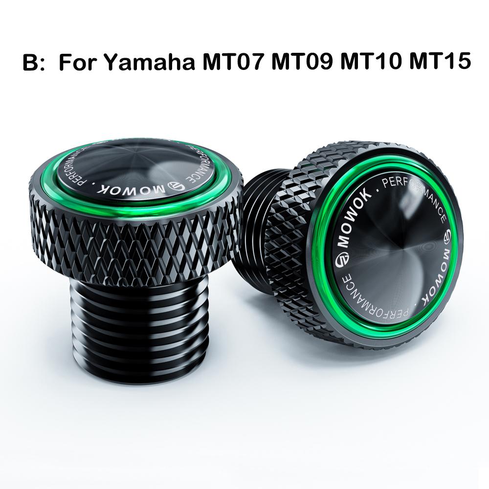 For Kawasaki Yamaha Z900 Z750 Z650 Z800 Z1000 Z400 Z900RS MT07 MT09 MT15 Motorcycle Mirrors Hole Plug Screws Caps Z 900 750 650