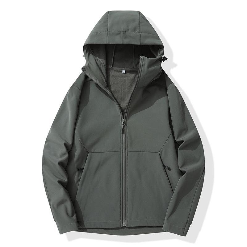 Outdoor Men's and Women's Same Soft Shell Jacket, Sportswear Jacket, Mountaineering Suit, Windproof and Waterproof Jacket