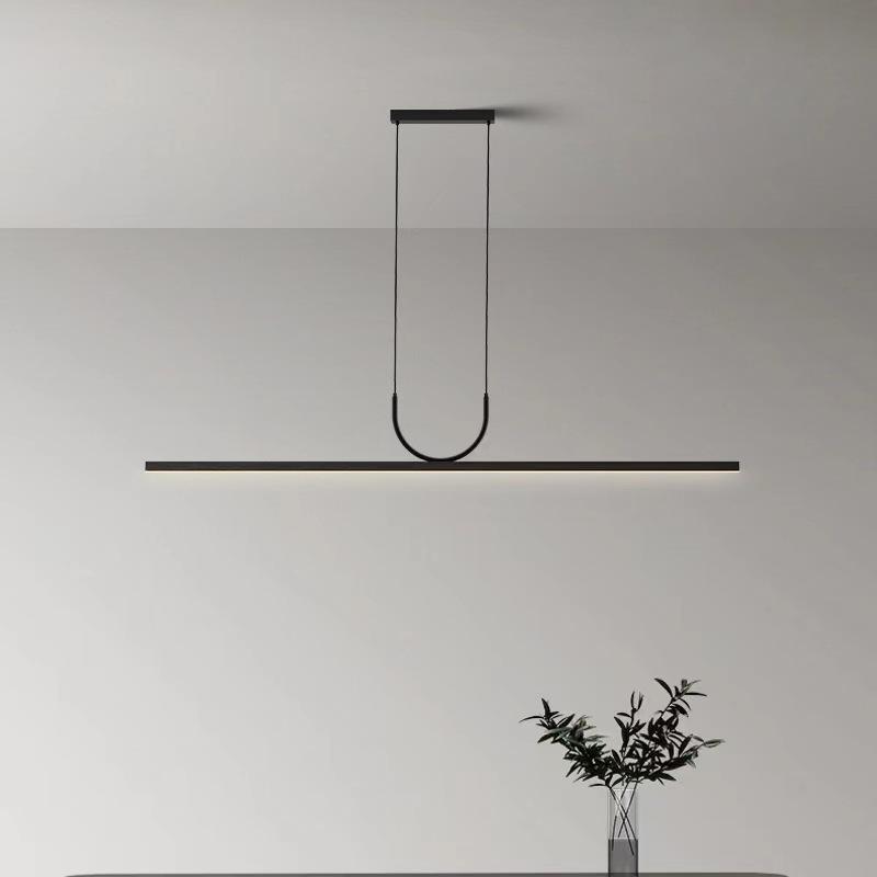 Modern Minimalist LED Pendant Light for Living Room, Bar, or Study.