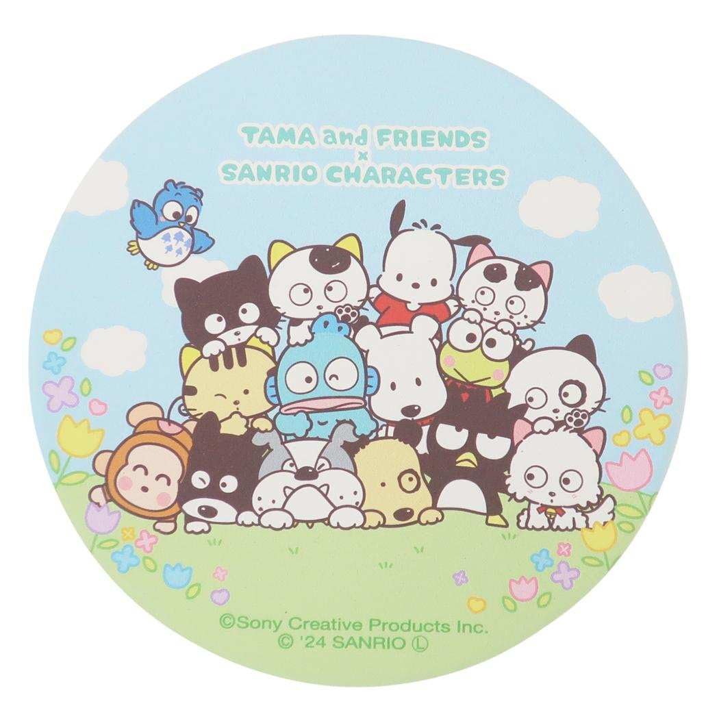 

Подставки под стаканы Tama Friends x Sanrio Characters с впитывающей водой, набор A и