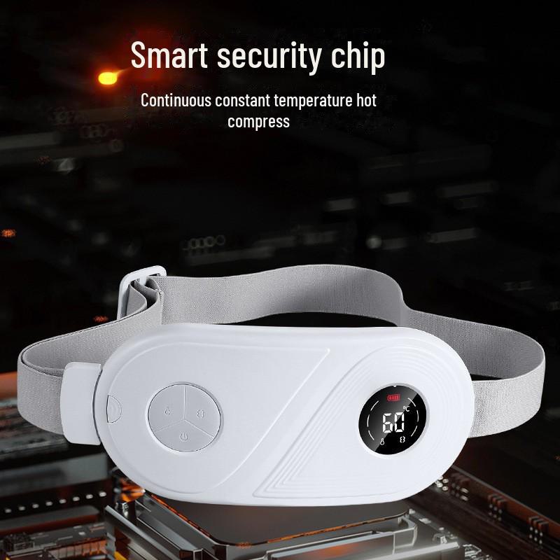 Rechargeable Electric Heating Uterus Massage Belt for Menstrual Relief